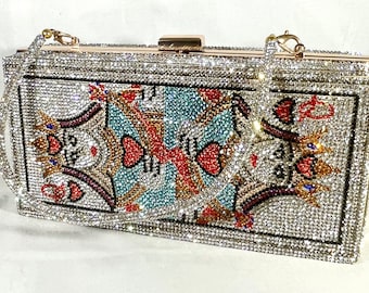 rhinestone purses clutch