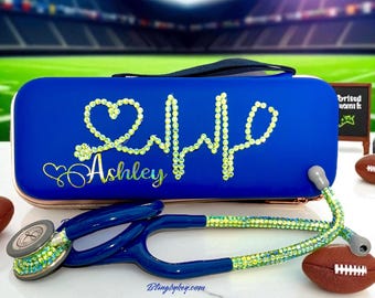 Emerald City Bling Stethoscope with Case, Rhinestone Medical Accessory