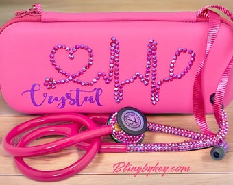 Cotton Candy Bling Stethoscope Embellished with Rhinestones, Essential Medical Device, Ideal Gift for Nurses and Doctors