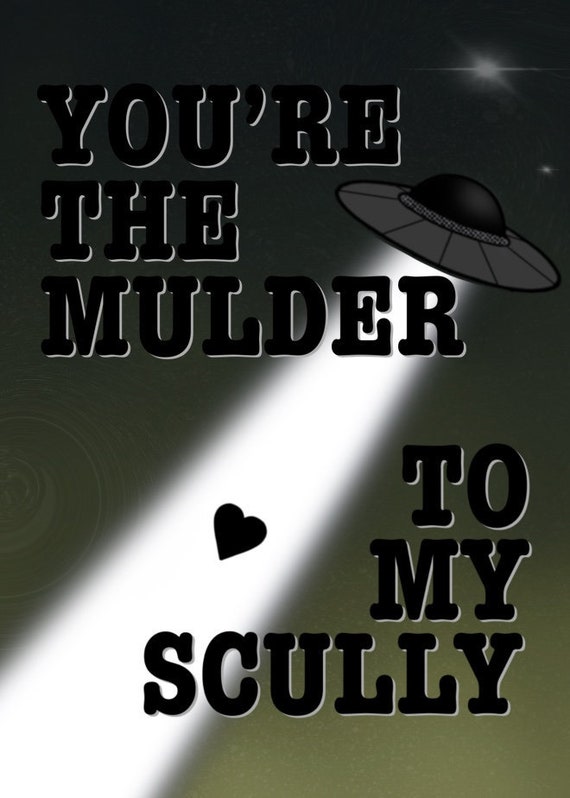 Mulder and Scully Printable | Etsy