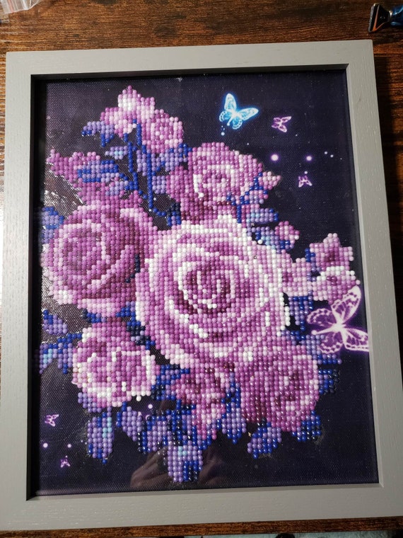 Finished Flower Diamond Painting 