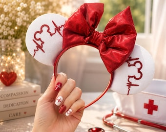 Soft Mickey Lifeline Nurse Mouse Ears