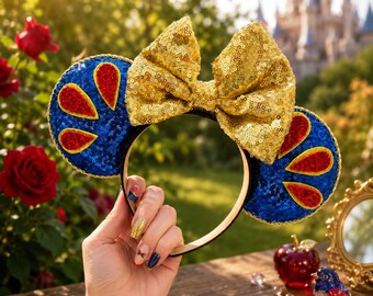 Snow White Inspired Mouse Headband