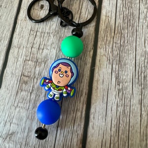 Silicone Astronaut Keychain