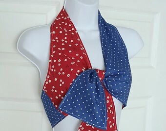 Patriotic Front Tie top size small/medium