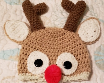 Kids' Unisex Rudolph Beanie