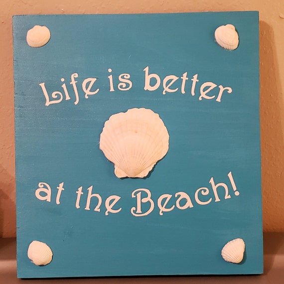 BEACH THEMED Wall Sign Etsy