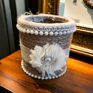 Decorative Rope Twined Storage Basket