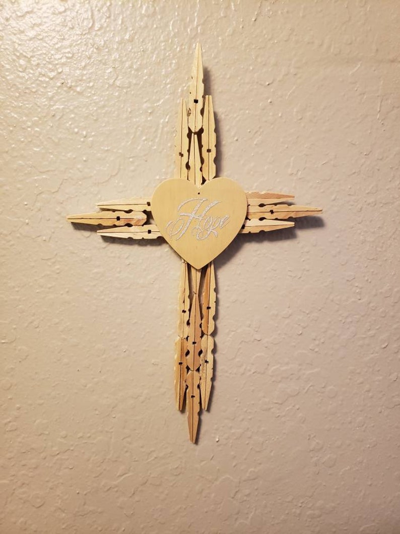 thumbnail image 2 of Cast Iron Hope Faith Love Wall Decor – 3-Piece Set With Heart, Cross, And Fleur De Lis – Turquoise 2 of 6