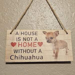 Chihuahua Wall Sign