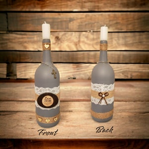 Country Wine Bottle Decor