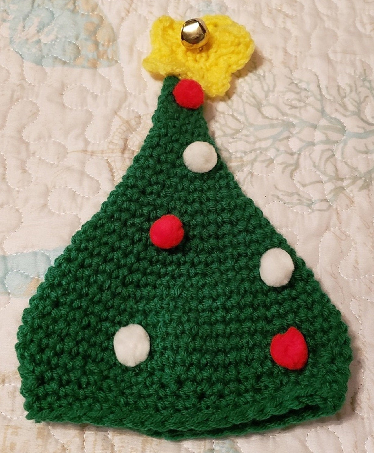 Infants Christmas Tree Beanie Etsy