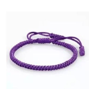 Purple Rope Bracelet Etsy Australia