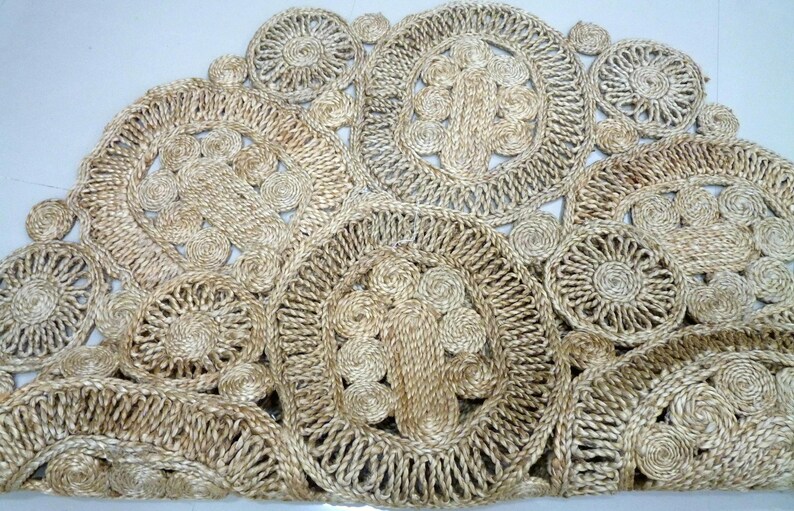 Jute Round Rug, Indoor Floor Decor