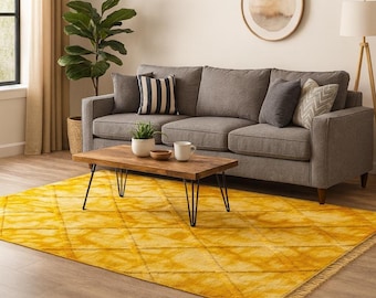 5x8 Handwoven Flat Weave Rug, Over Dyed Dipdying Durrie, Quick Ship!