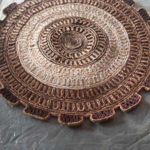 Jute Round Rug, Indoor Floor Decor