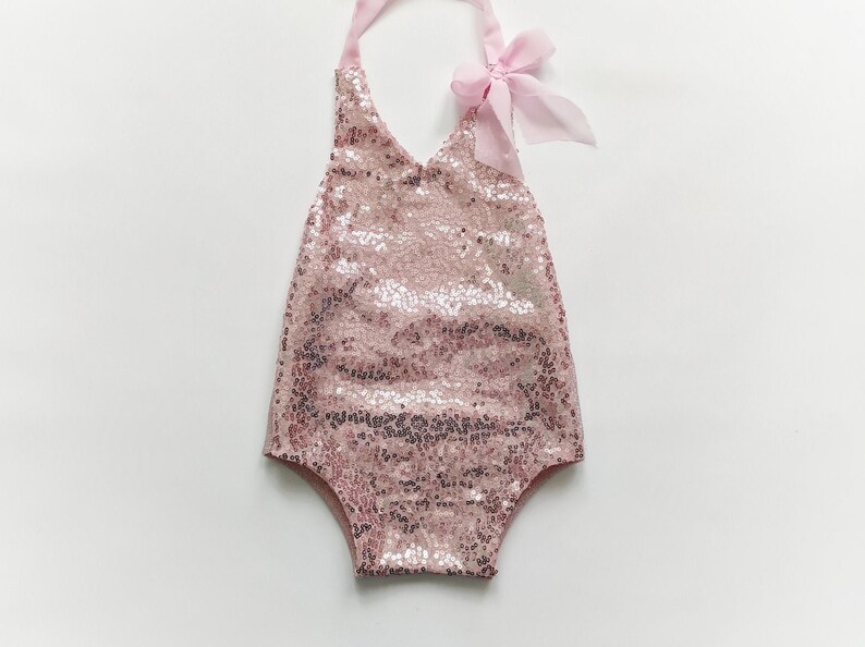 Baby Girl Pink Romper Sitter Girls Photo Props Sitter Girl Sparkling Outfit First Birthday outfit
