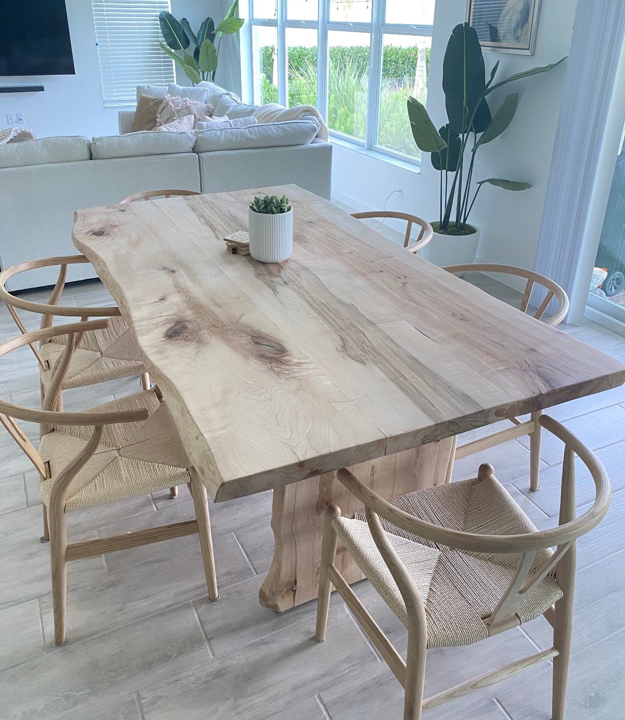 Sale Wood Table Live Edge Table Live Edge Wood Table Etsy