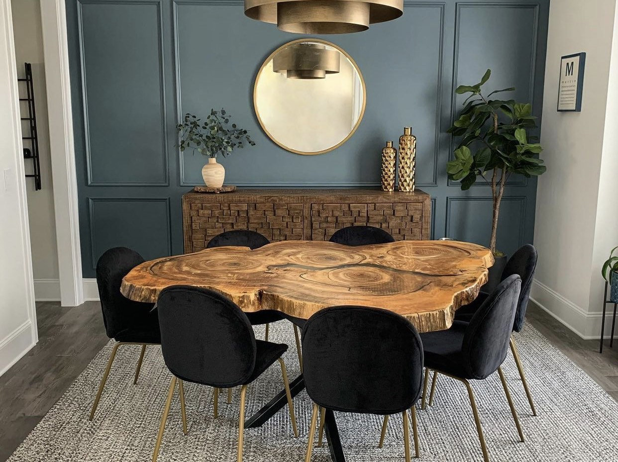 round wood dining tables