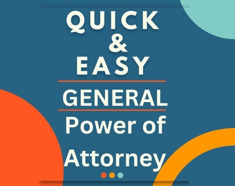 Modello di procura generale: documento legale personalizzabile (download PDF)