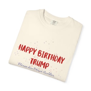 Anti Trump Birthday Shirt, Please Dont Have Another Political Tee,  Funny Democrat Gift