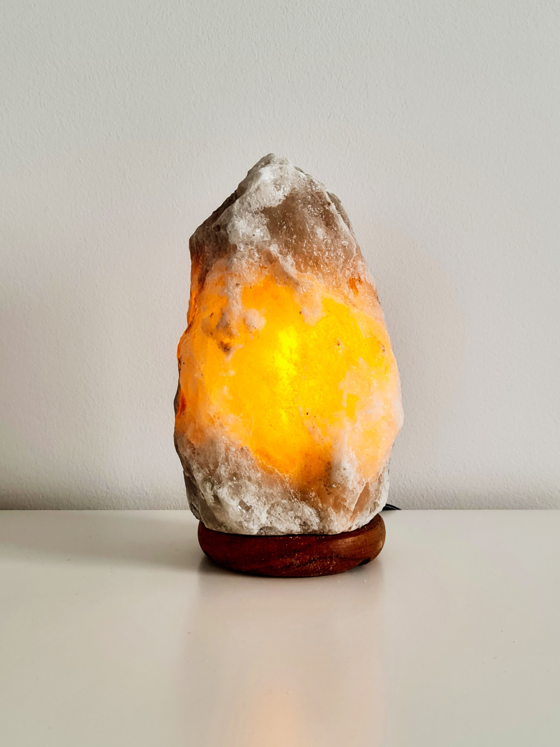 Grey Himalayan Salt Lamp 12kg Etsy