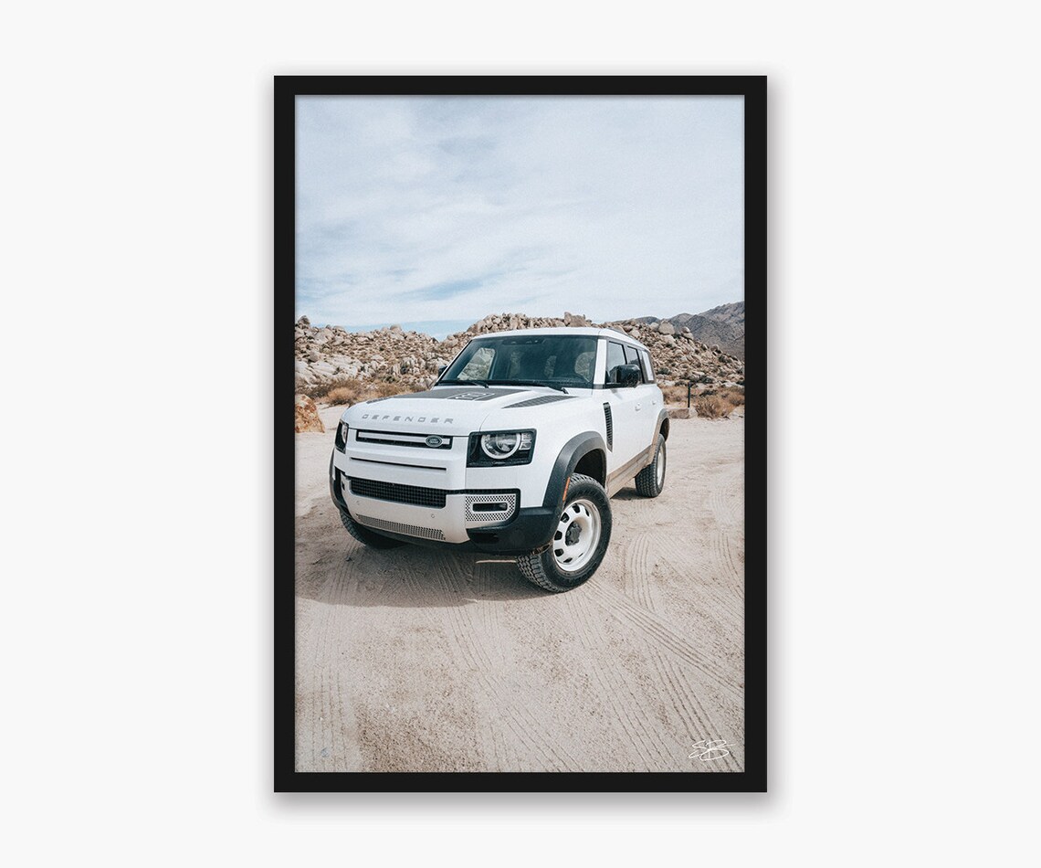 Neutral Desert Land Rover Defender Wall Art Bright Boho Etsy