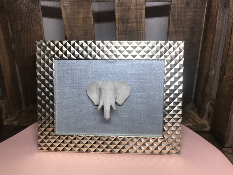 Handgemaakt modern beeld met olifant die van beton in Etsy
