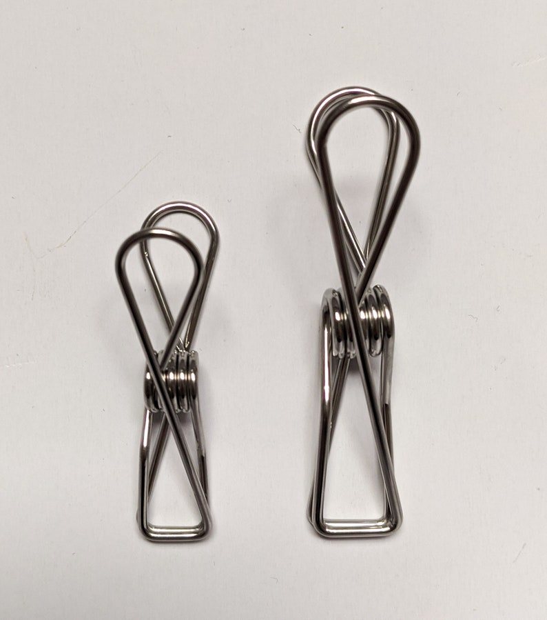 Large Stainless Steel 316 Marine Grade Clothes Pegs pack of Etsy