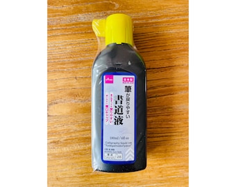 Japanese Sumi Calligraphy Liquid Ink - 180ml Bottle