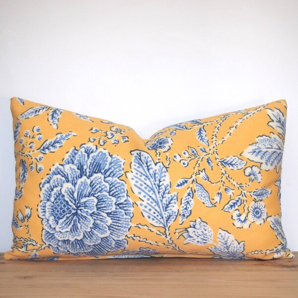 Yellow Lumbar Pillow Etsy