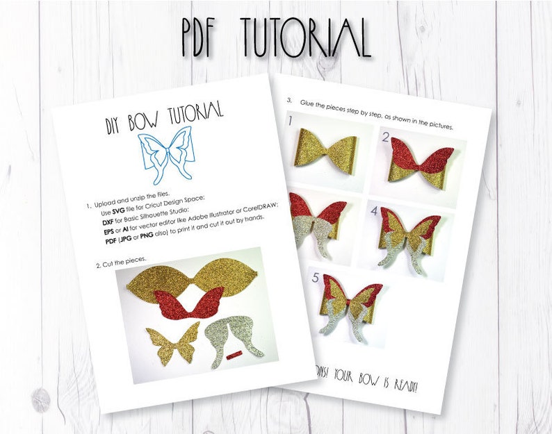 Download Butterfly bow template SVG Hair bow svg template Bow | Etsy
