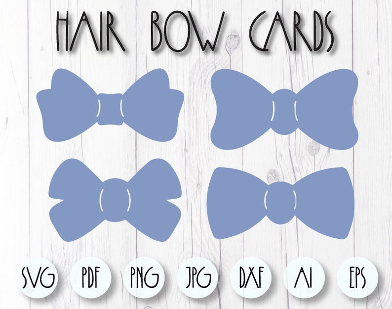 Download Hair bow card SVG bow holder svg hair bow scrunchy svg bow ...
