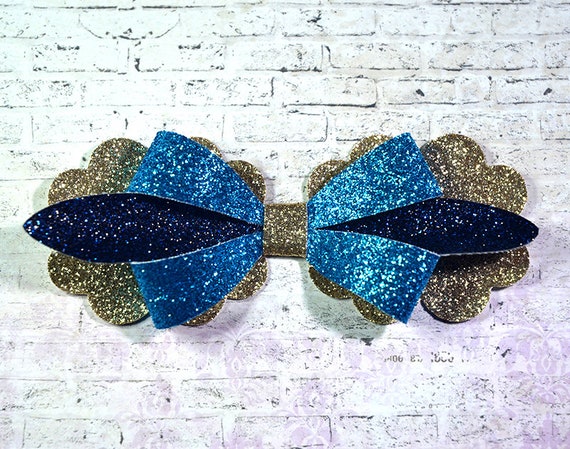 Download Free Scalloped Bow Template Svg Hair Bow Svg Template Bow Cricut Etsy SVG Cut Files