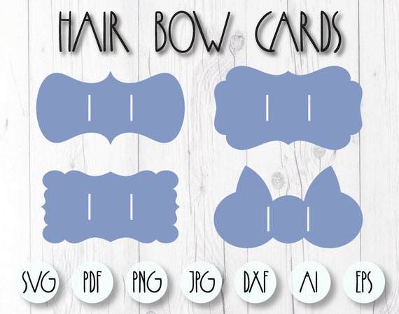 Download Bow Holder Template Bow Holder Svg Hair Bow Card Cricut Etsy