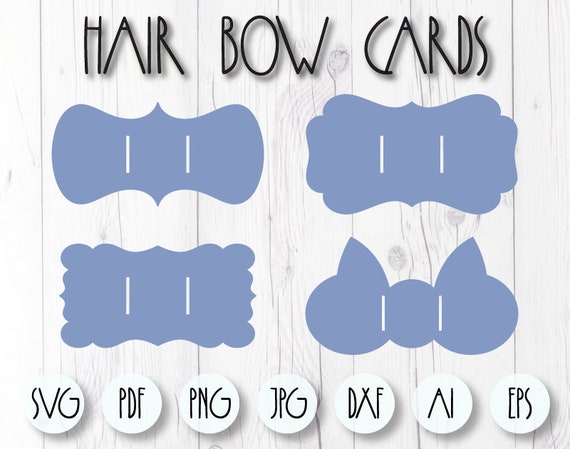Download Bow holder template Bow holder SVG Hair bow card Cricut | Etsy