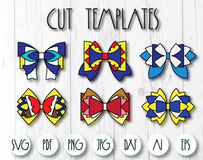 Download Faux Leather Bow Template 6 Big Hair Bow Svg Bundle Cricut Bow File Svg Hair Bow Pattern Bow Template Layered Bows Bundle Craft Supplies Tools Hat Making Hair Crafts Kromasol Com