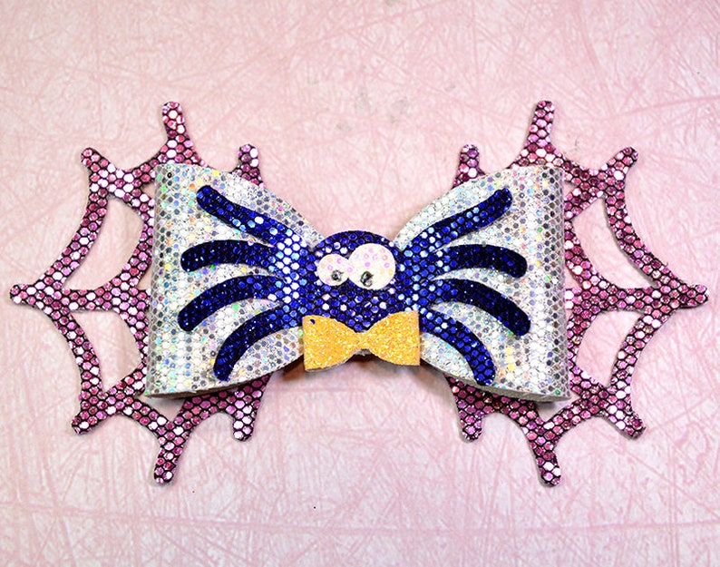 Download Kits How To Hair Bow Pattern 5 Halloween Bow Svg File Hair Bow Svg Bundle Faux Leather Bow Template Cricut Bow File Bow Template Craft Supplies Tools