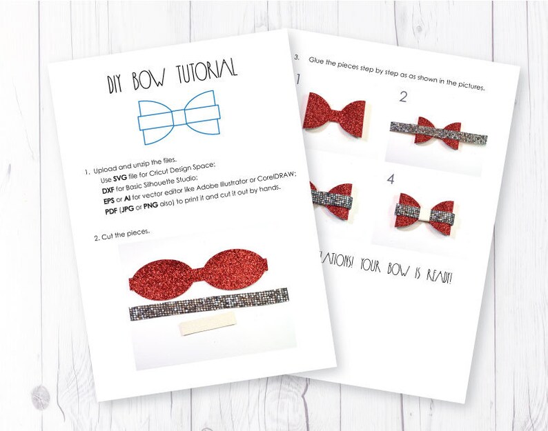 Download Jewelry Beauty Cricut Svg Bow Svg Bow Template Leather Bow Template Hair Bow Svg Craft Supplies Tools