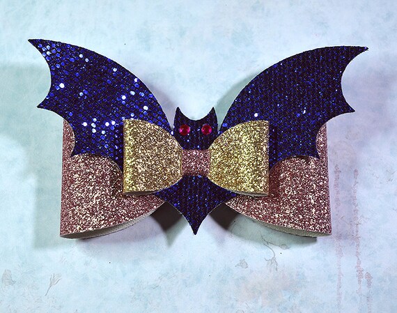 Download Bat bow template SVG 3D Bow DIY Bow svg hair bow template ...