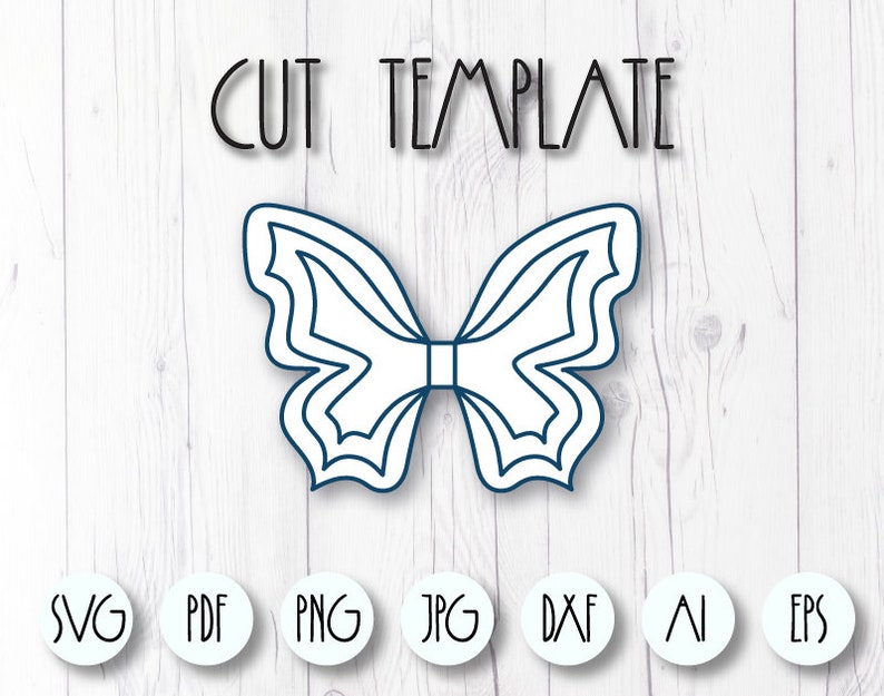 Free Free 108 Butterfly Bow Svg SVG PNG EPS DXF File