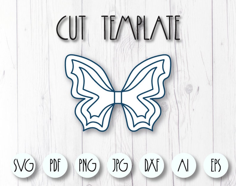 Free Free Butterfly Bow Svg 233 SVG PNG EPS DXF File