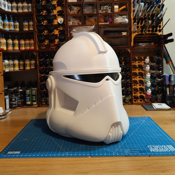 Clone Commander Neyo  / BARC Trooper Helmet - 3D Printed DIY Kit