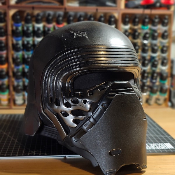 Kylo Ren Helmet - The Force Awakens - 3D Printed DIY Kit