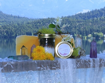 Medicinal Bath Salts: Essential Oils, Sea & Epsom Salts