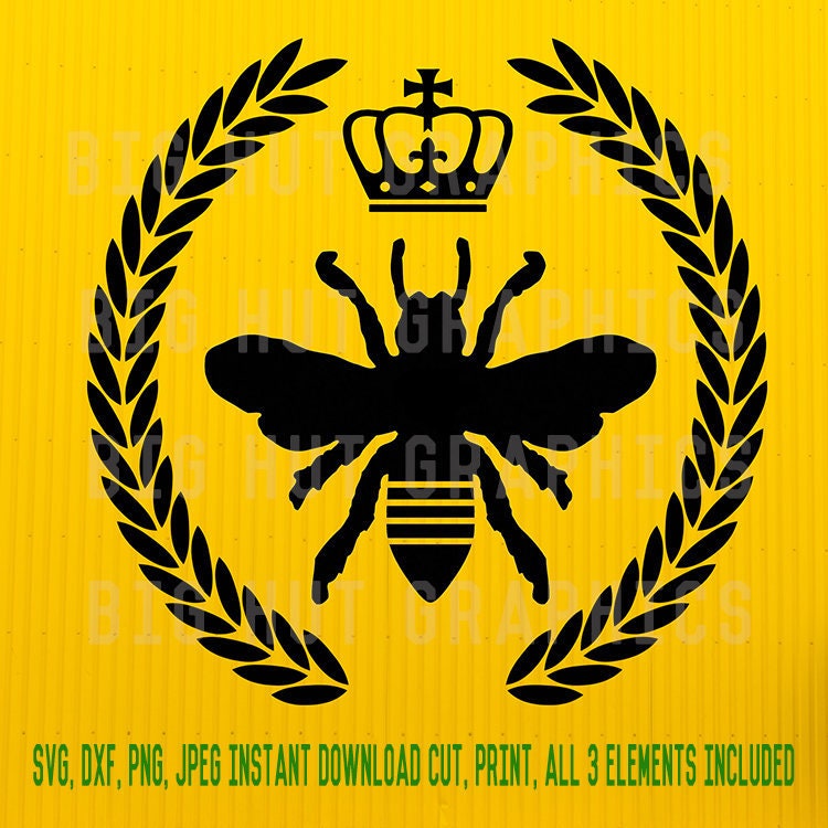 Free Free 223 Queen Bee With Crown Svg SVG PNG EPS DXF File