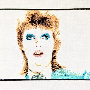 Bowie: Life on Mars CMYK Cross Stitch PDF Pattern