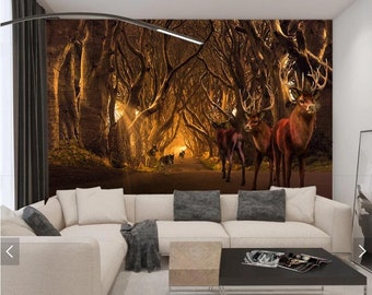 Branch Wall Papers Etsy
