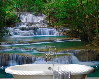 Waterfall Wallpaper Etsy