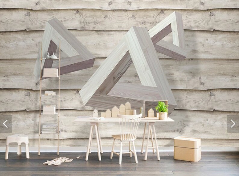 Abstract Geometric Triangle Wallpaper Mural Art Wall Decals Wall Decor 3D Printed Photo Wall Paper Rolls Contact Paper for Living Rooom